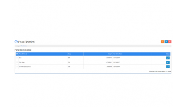 Opencart TCMB Kur Modülü